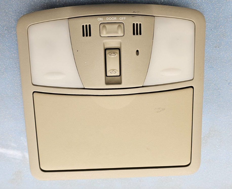 🔥07-14 Maxima Murano Altima Overhead Console Storage Dome Map Light Lamp Tan