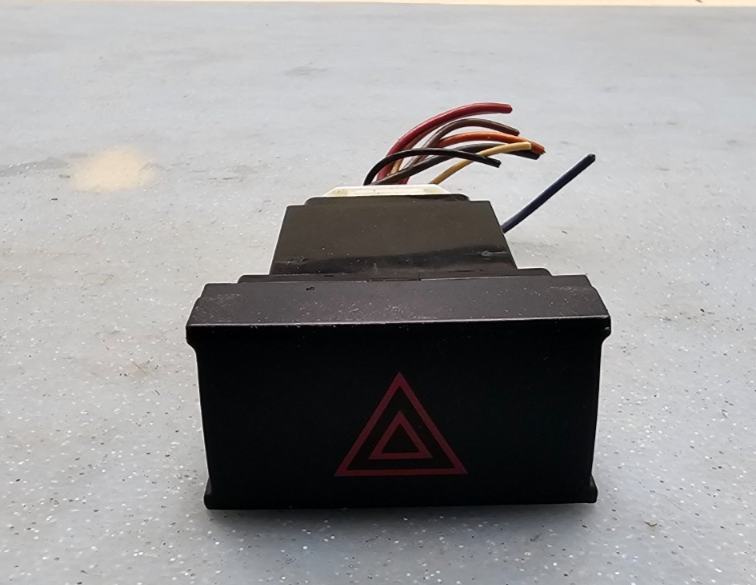 🔥07-09 SANTA FE HAZARD FLASHER EMERGENCY WARNING SWITCH OEM black