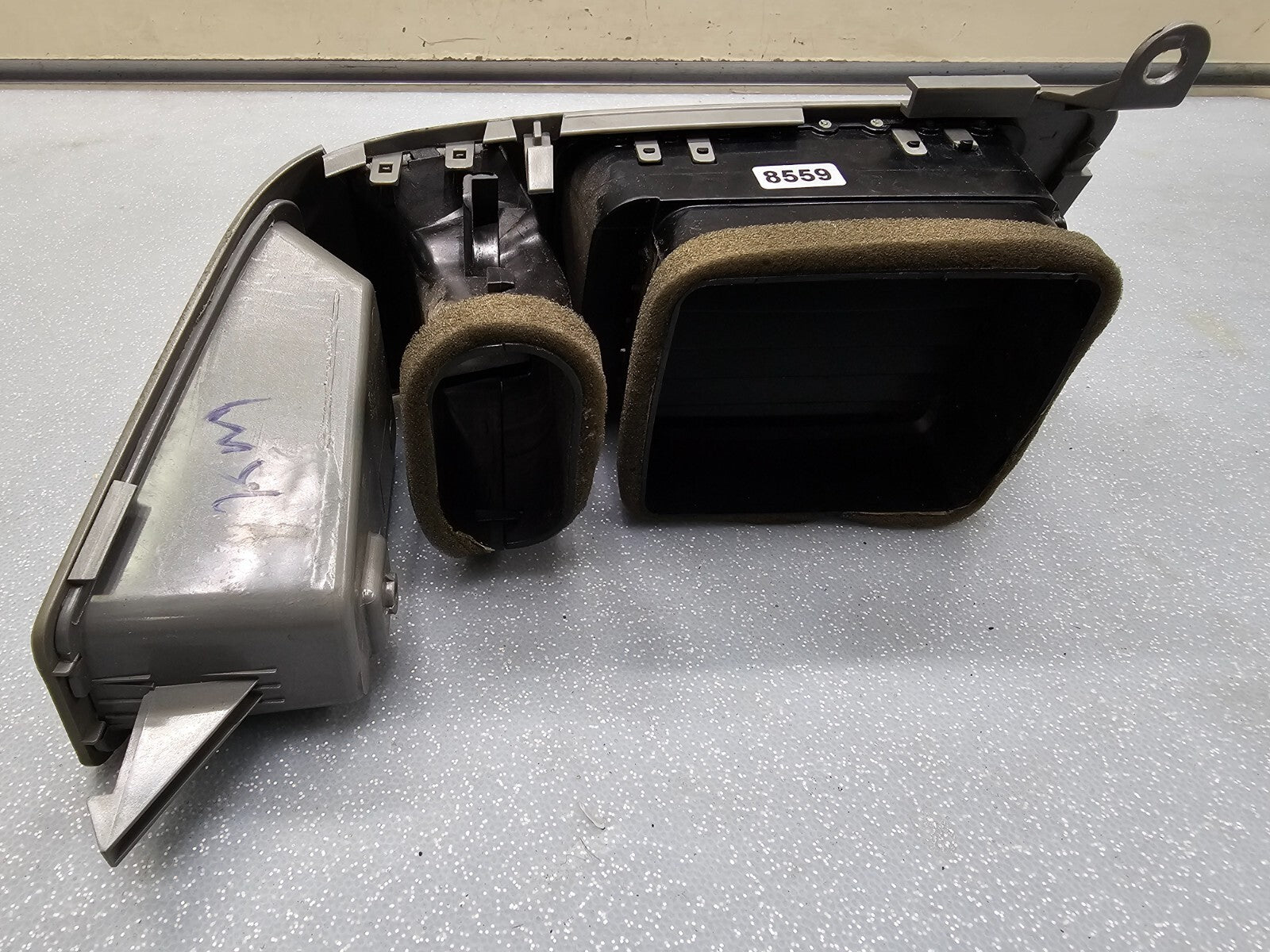 05-15 TITAN ARMADA QX56 DASH LEFT DRIVER AIR VENT HEATER FILTER CONDITIONER GRAY
