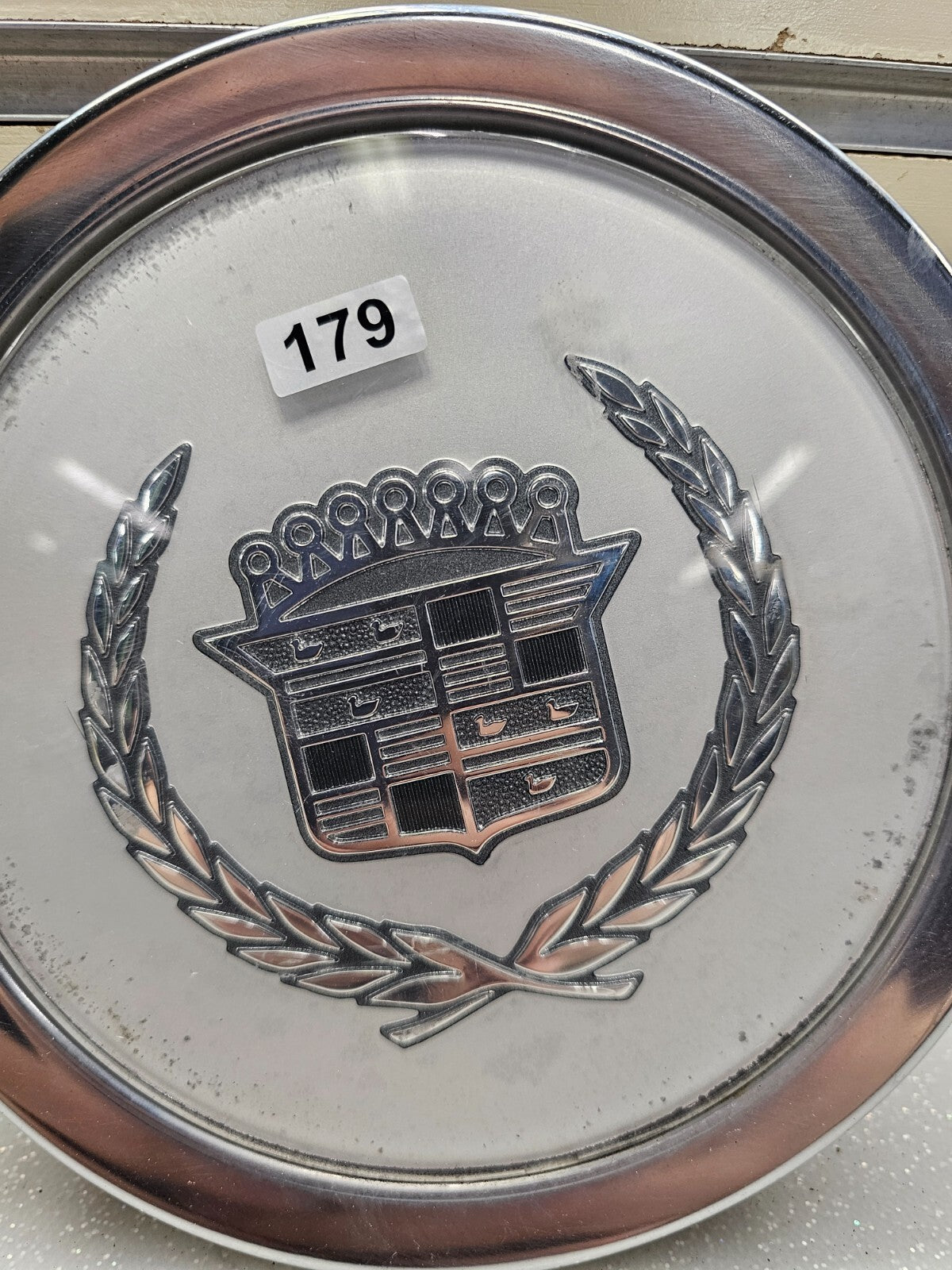 88-91 Cadillac Deville Front Rear LH/RH Wheel Center Cap Hubcap Silver Lower OEM