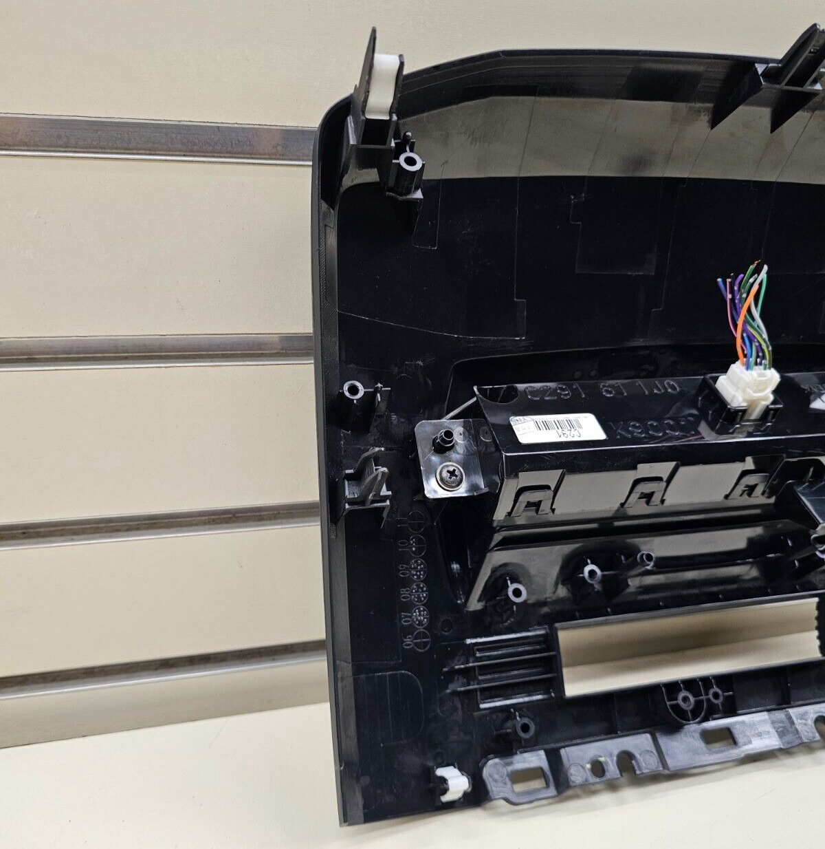 08-10 Mazda 5 MPV Dashboard Trim Piece Panel Clock Surround Top Bezel Black OEM