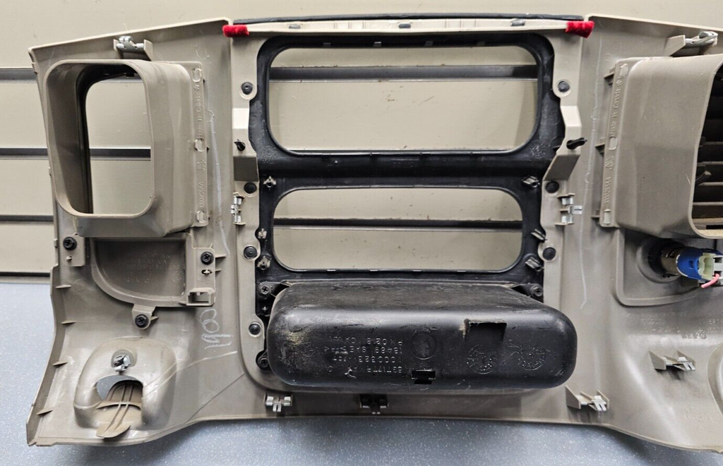 🔥02-05 Dodge RAM Dash RADIO Audio Stereo Bezel Climate Trim Panel Tan/Black B10