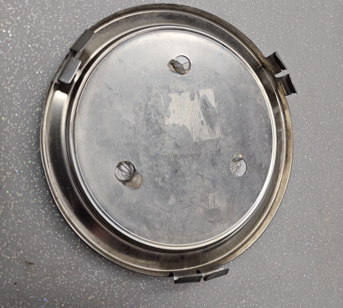 88-91 Cadillac Deville Front Rear LH/RH Wheel Center Cap Hubcap Silver Lower OEM