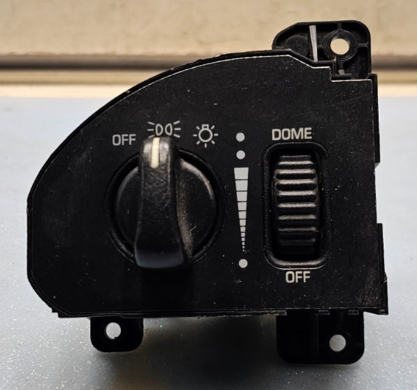 🔥98-01 Dodge Dakota Ram 1500 2500 3500 Headlight Lamp Dimmer Switch OEM BLACK