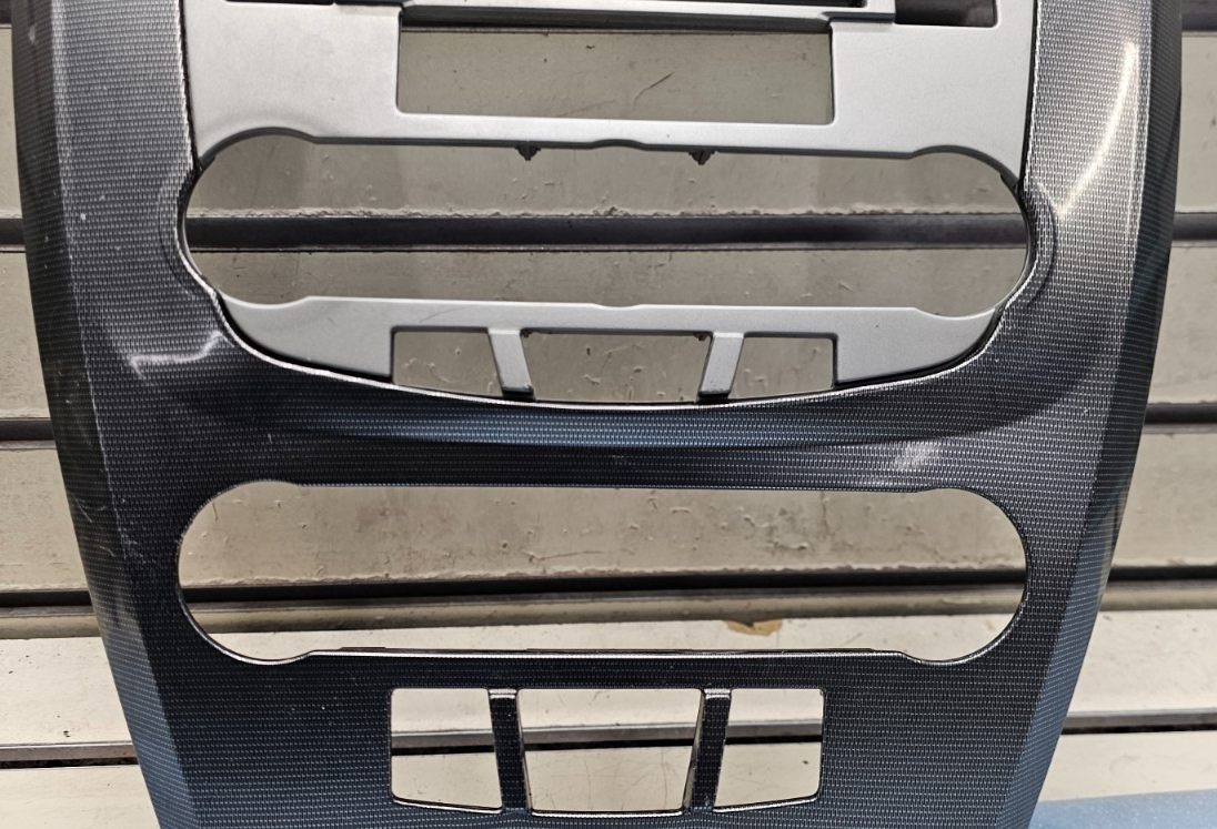 🔥 10-12 Ford Fusion Milan Climate Control Radio St5ereo Bezel Panel Trim Silver