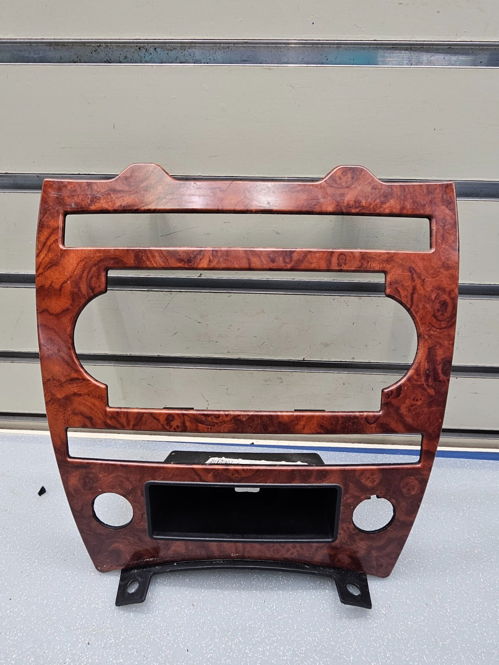 05-07 JEEP GRAND CHEROKEE DASH PANEL RADIO SURROUND TRIM BEZEL OEM B70 woodgrain