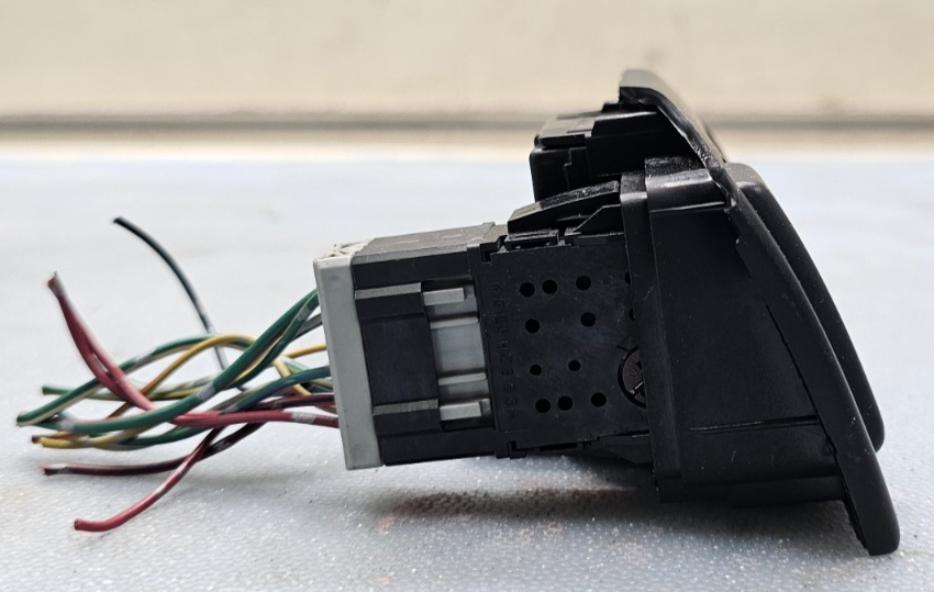 🔥98-02 Honda Accord Center Dash Clock W/Hazard Switch Board Digital Button OEM