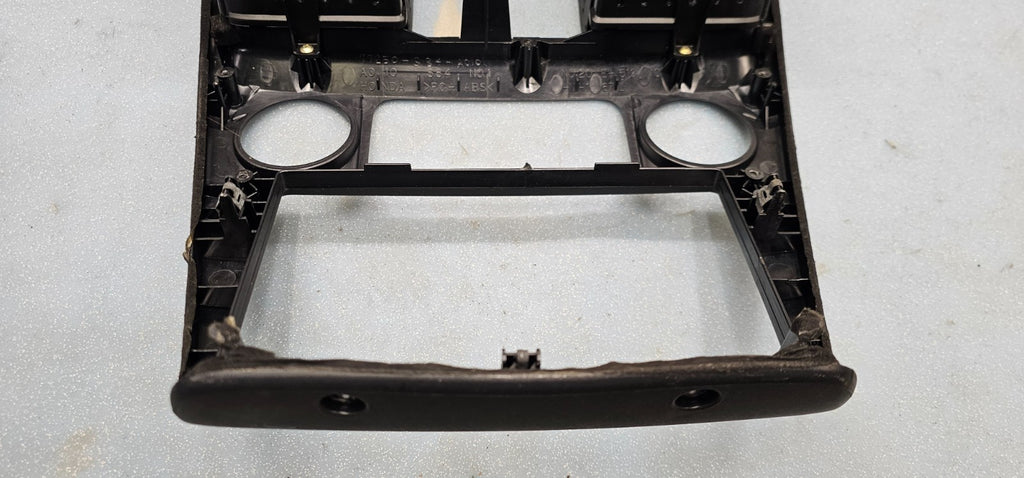 98-02 HONDA ACCORD FRONT CENTER DASH RADIO STEREO CLIMATE BEZEL TRIM PANEL BLACK