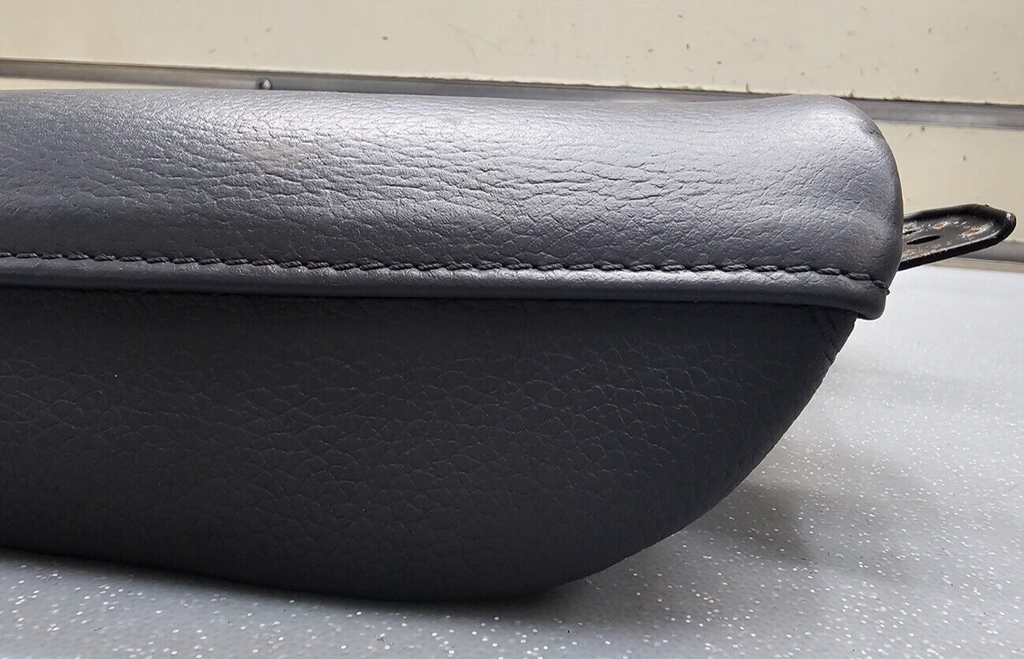 🔥03-08 Pilot Front Center Console Lid Arm Rest Cover Leather Top Pad Black OEM