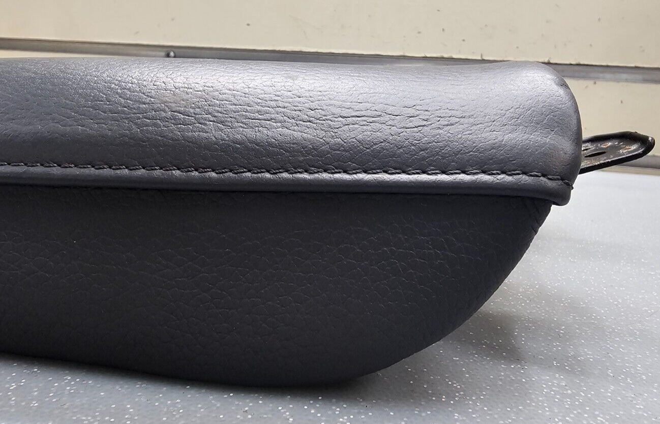 🔥03-08 Pilot Front Center Console Lid Arm Rest Cover Leather Top Pad Black OEM