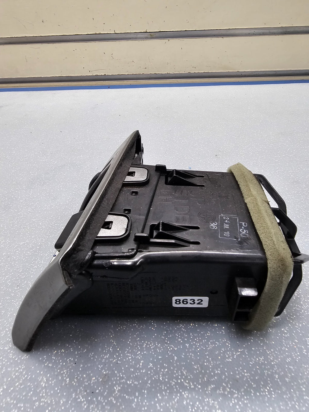 🔥07-12 NISSAN VERSA DASH LEFT DRIVER AIR VENT CONDITIONER FILTER HEATER SILVER