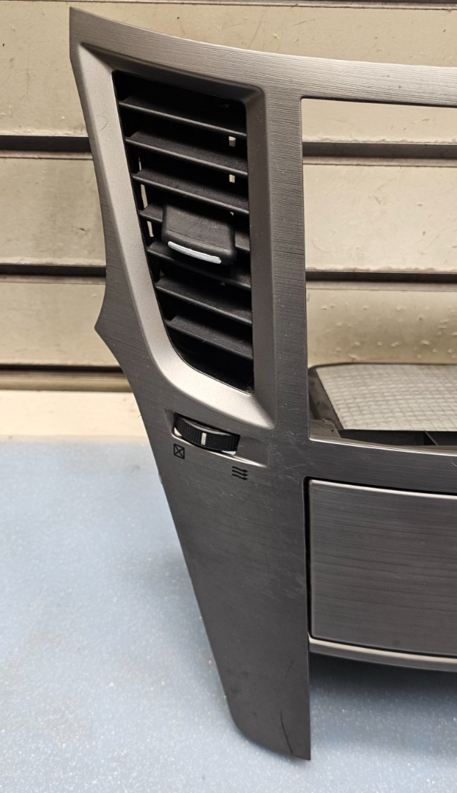 🔥 10-14 Subaru Legacy Front Console Radio Climate Dash Trim Bezel Panel Silver
