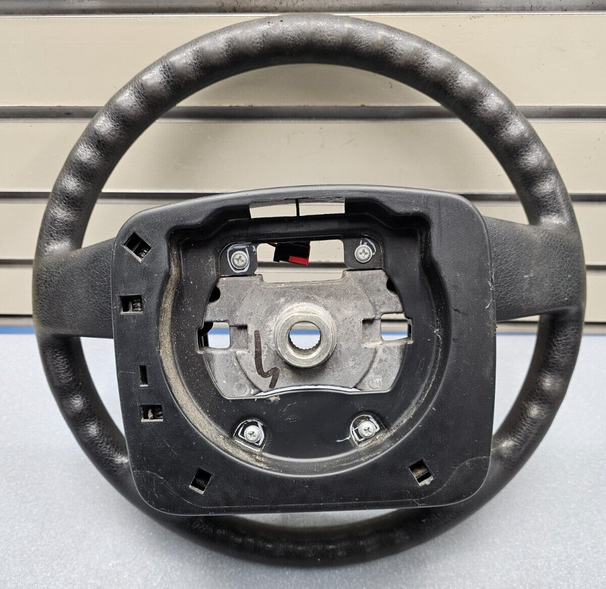 🔥04-08 Ford F-150 Leather Left Driver Steering Wheel Cruise Control Black OEM
