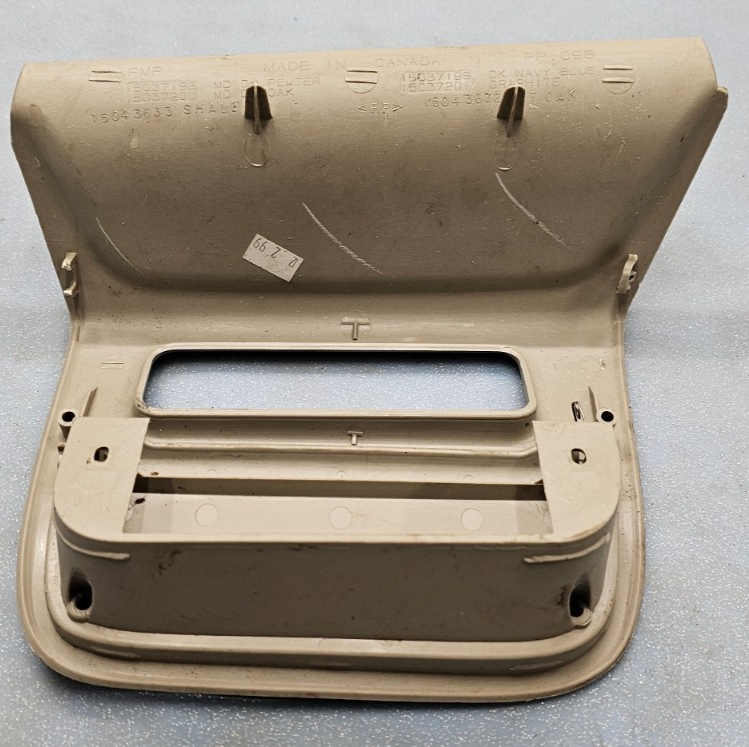 🔥99-02 SILVERADO TAHOE SIERRA CENTER CONSOLE FRONT LOWER BEZEL STORAGE TAN