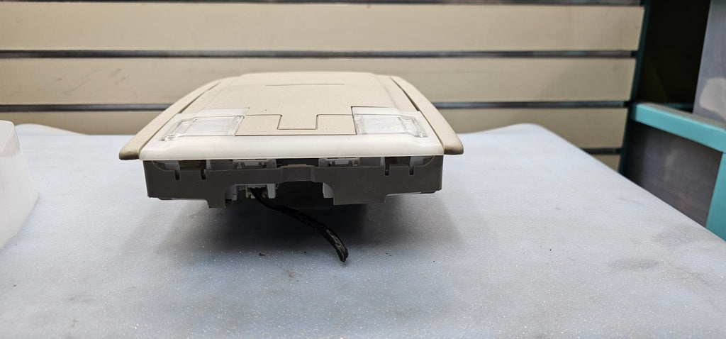 🔥07-19 EDGE TAURUS F150 FRONT OVERHEAD CONSOLE DOME LIGHT STORAGE ASSEMBLY TAN