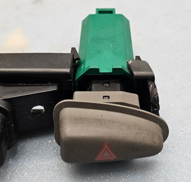 99-05 Pontiac Grand Am Hazard Flasher Light Emergency Warning Switch Black/Gray