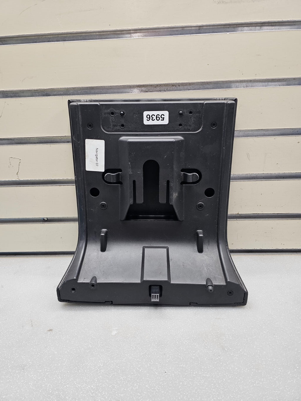 🔥07–14 Lincoln Navigator Front Center Console Lid Arm Rest Black Leather OEM