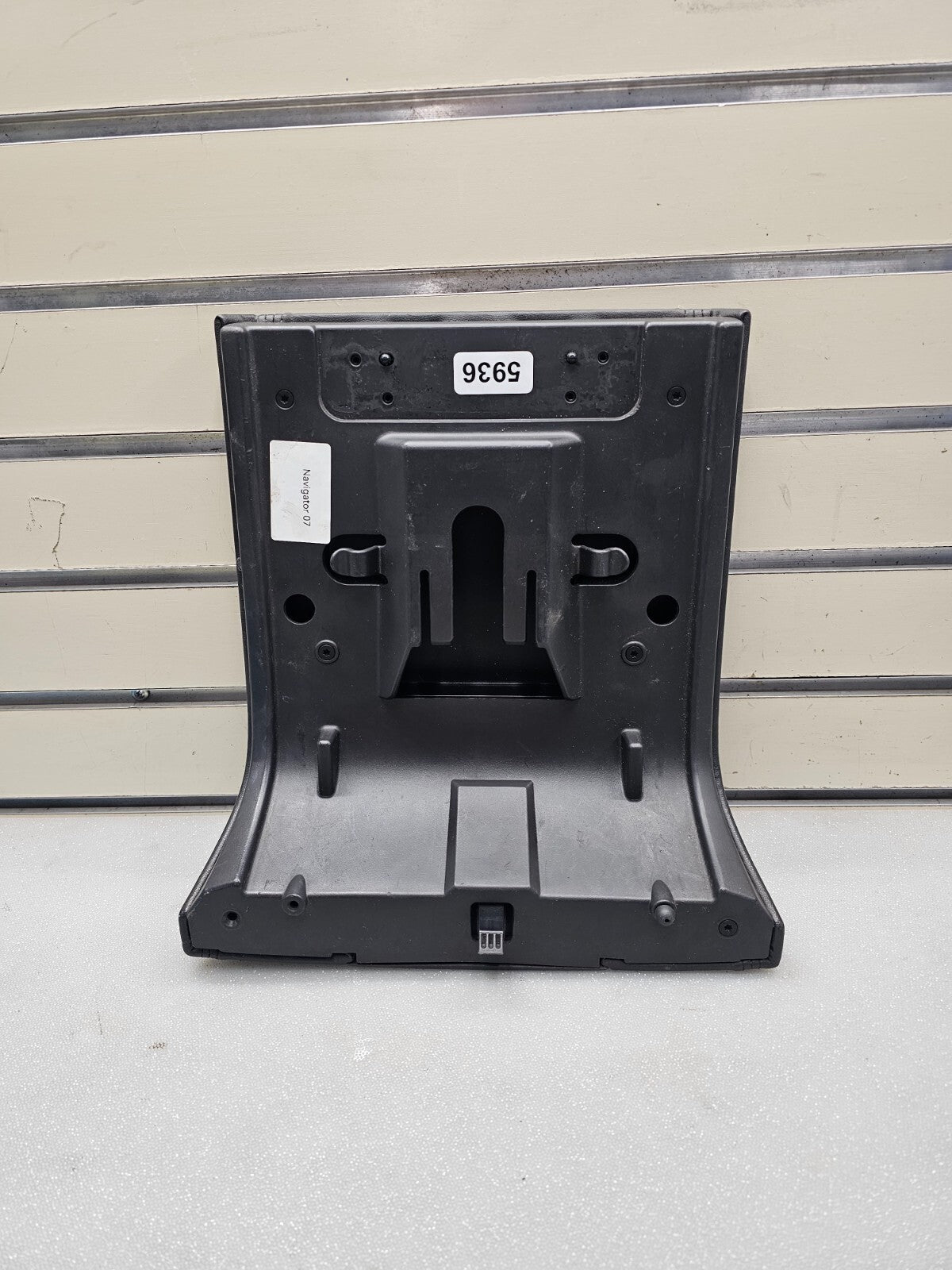 🔥07–14 Lincoln Navigator Front Center Console Lid Arm Rest Black Leather OEM
