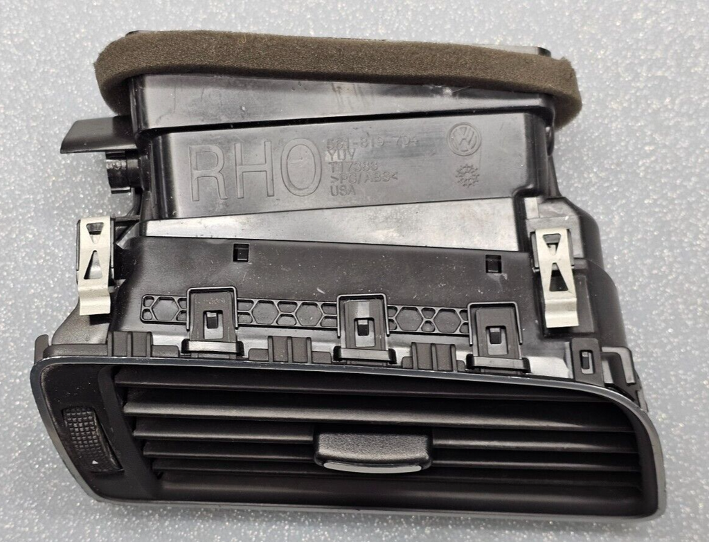 🔥16-19 VW PASSAT DASH RIGHT PASSENGER AIR VENT HEATER CONDITIONING BLACK/SILVER