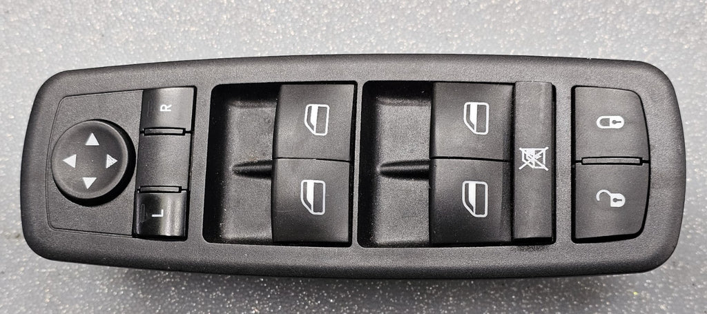09-12 Dodge Ram 1500 2500 Left Driver Master Power Window Switch Assembly Black