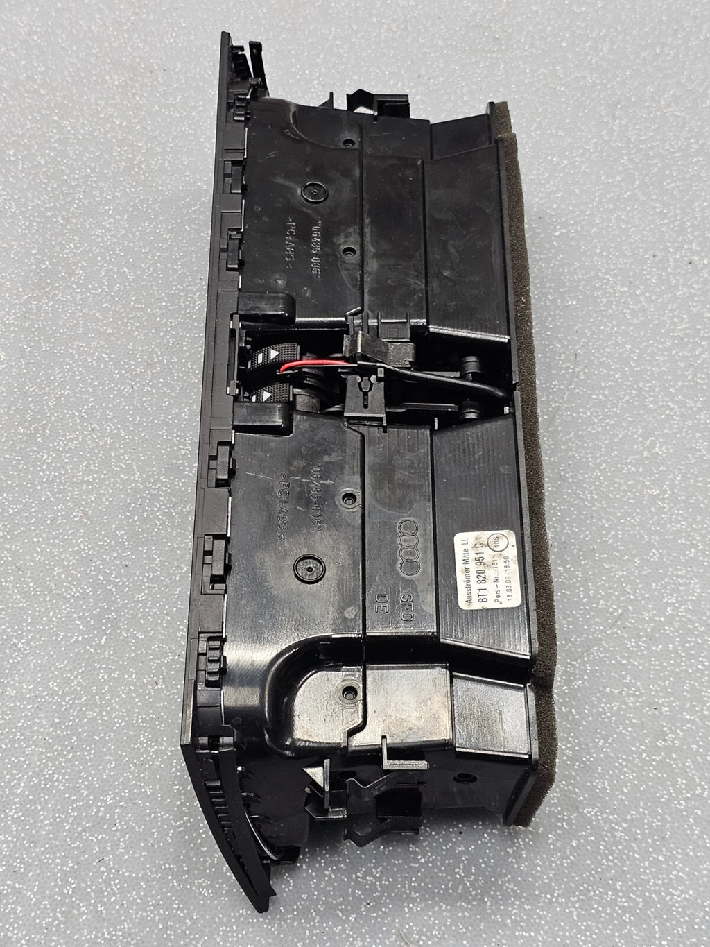 09-12 Audi A4 S4 A5 Center Dash AC Air Vent Heater Conditioner Instrument Black