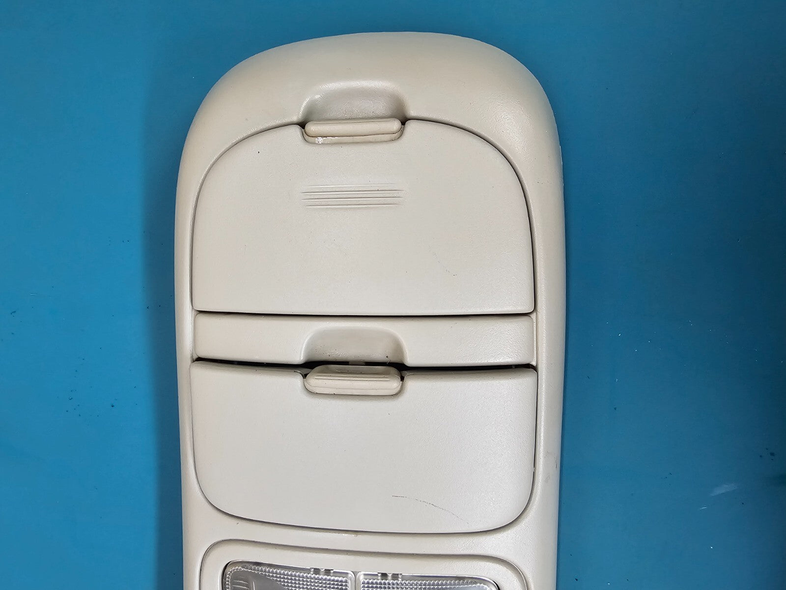 🔥99-04 Dodge Dakota Durango Sunroof Overhead Console DOME Map Light Storage TAN