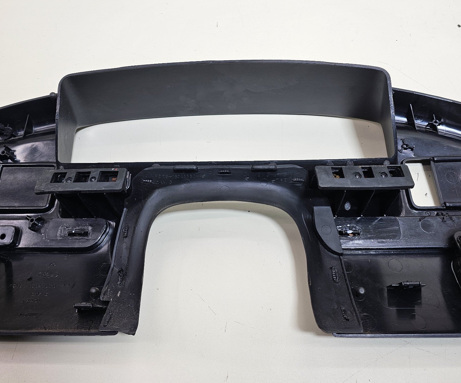 92-96 Ford F150 BRONCO Instrument Cluster Gauge Bezel Dash Trim Panel BLACK C12