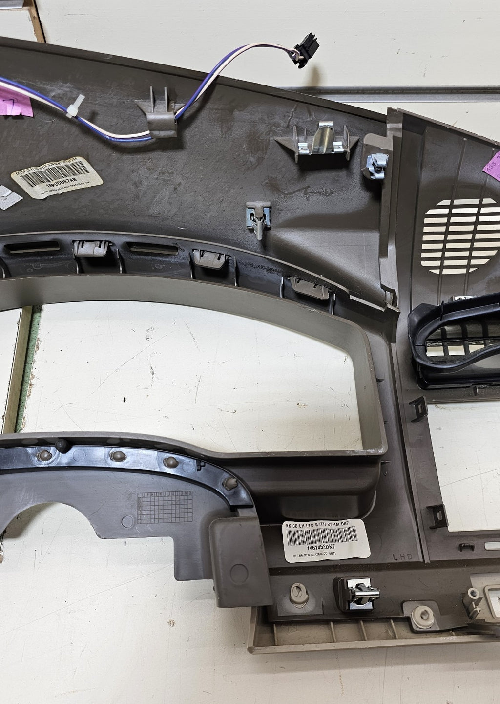 🔥09-13 Jeep Liberty Dash Instrument Cluster Speedometer Bezel Trim Panel Black