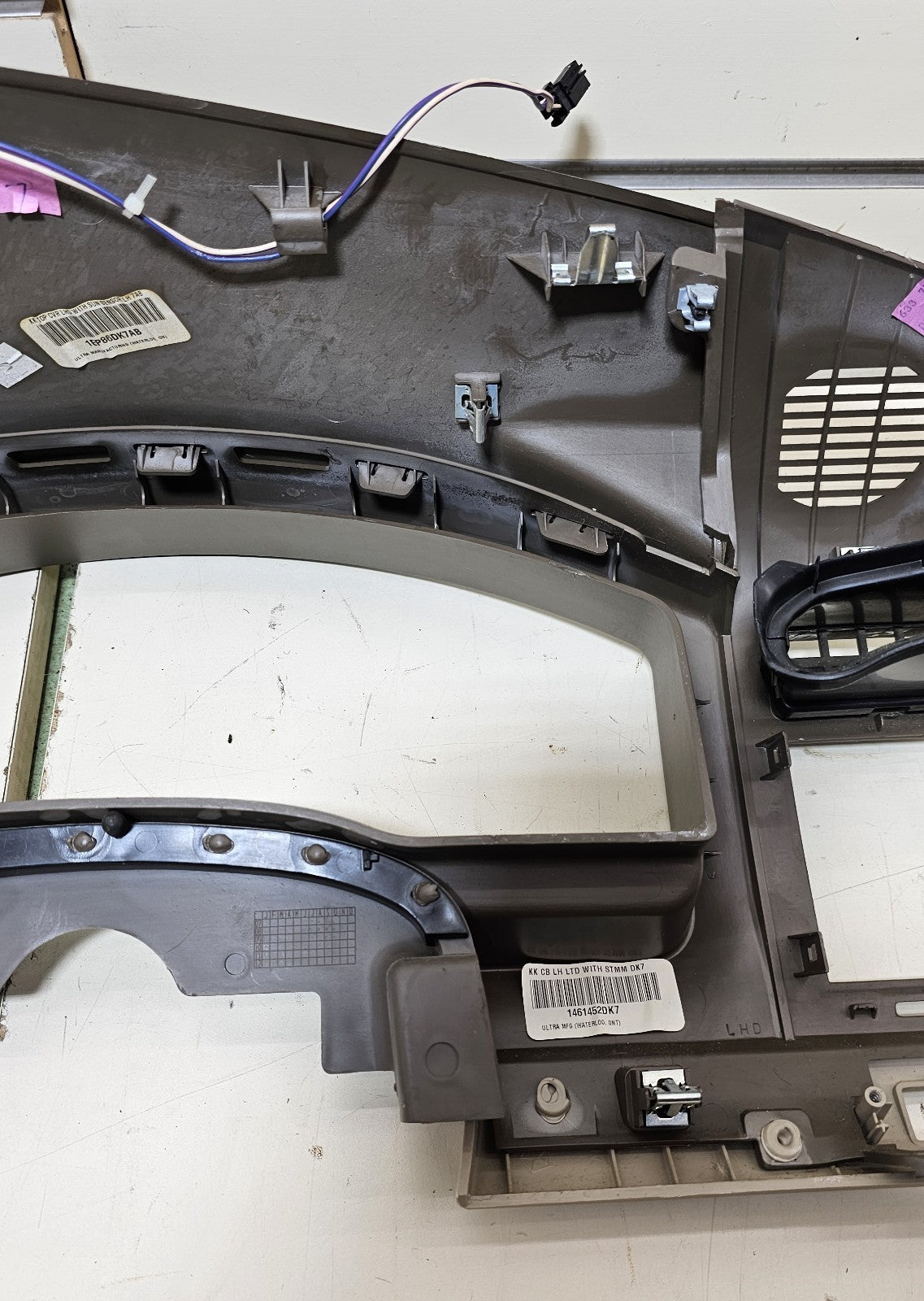 🔥09-13 Jeep Liberty Dash Instrument Cluster Speedometer Bezel Trim Panel Black