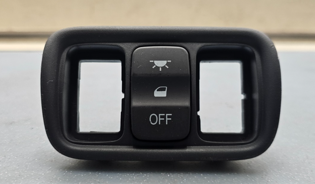 🔥03-08 Honda Pilot cruise control & light on/off switch with trim GRAY OEM