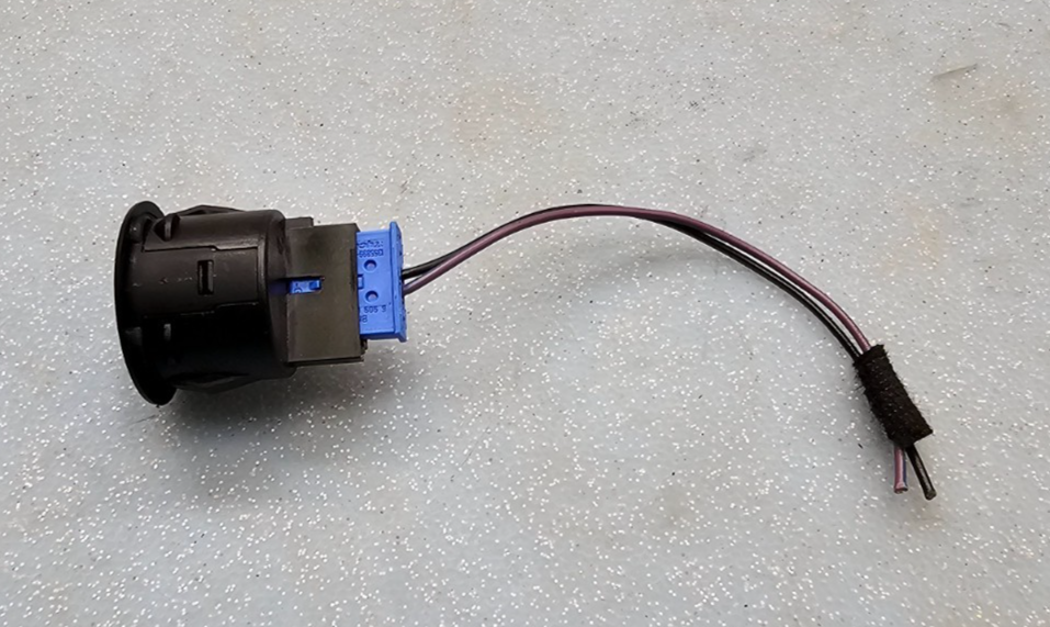 🔥02-08 MINI COOPER RIGHT PASSENGER AIR OFF INDICATOR SWITCH LIGHT UNIT BLACK