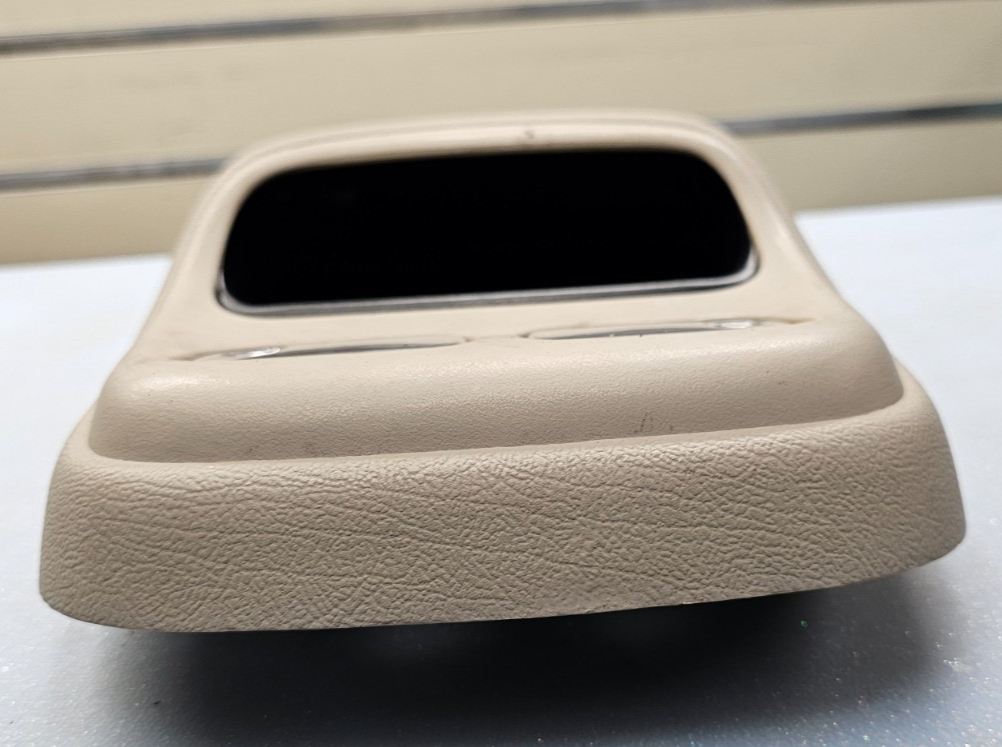 🔥98-02 Dodge RAM Front Overhead Console DOME Map Light Lamp Roof Storage Tan