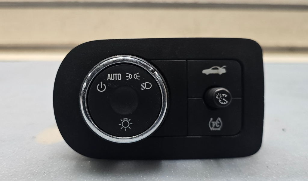 🔥06-12 CHEVY IMPALA DASH HEADLIGHT HEADLAMP DIMMER TRUNK CONTROL SWITCH BLACK
