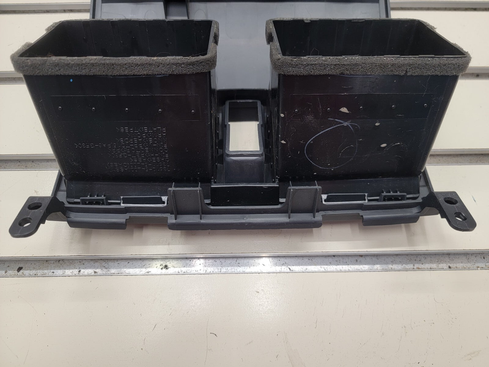 07-14 SUZUKI SX4 DASH CENTER AC HEATER AIR VENT TEMPERATURE TRIM ASSEMBLY BLACK