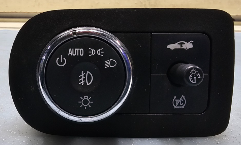 🔥06-12 CHEVY IMPALA DASH HEADLIGHT HEADLAMP DIMMER TRUNK CONTROL SWITCH BLACK