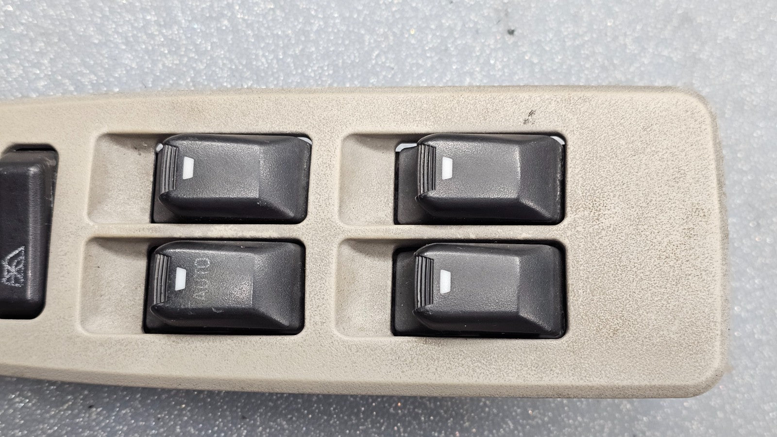 🔥00-02 Lincoln LS Front Left Driver Door LH Master Window Switch Bezel Tan OEM