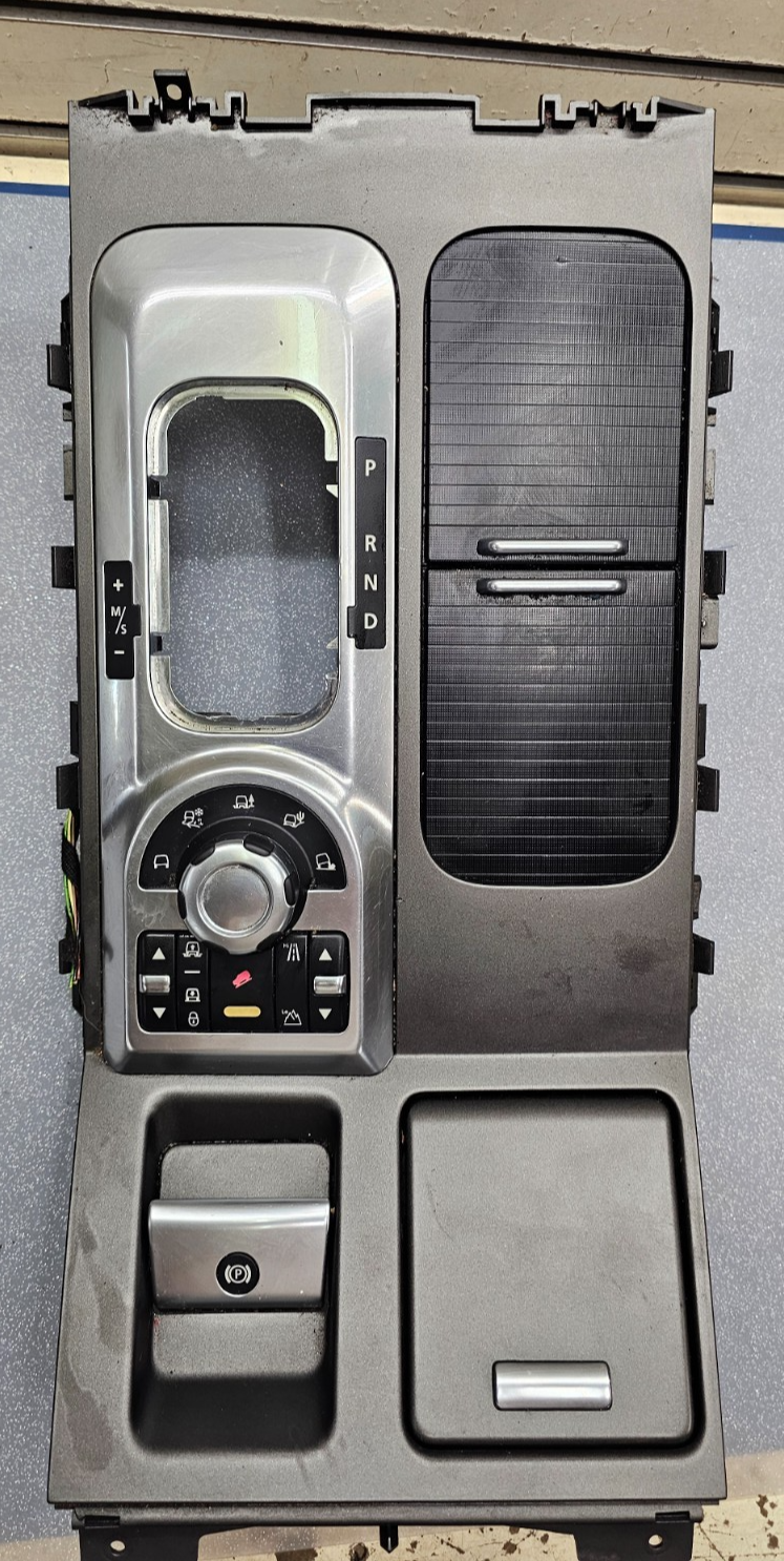 🔥07-12 Range Rover HSE L322 Center Console CONTROL SWITCH Trim Panel Gray OEM