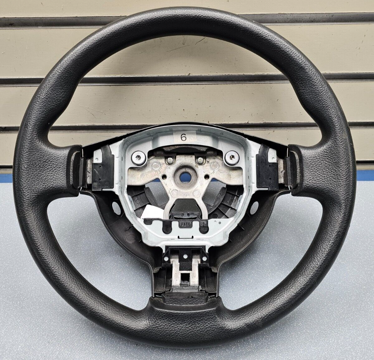 🔥2008-2015 NISSAN ROGUE LEFT DRIVER STEERING  WHEEL ASSEMBLY LEATHER BLACK OEM