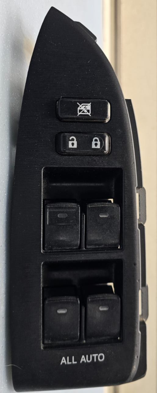 10-14 Camry Venza Left Driver Master Power Window Door Control Switch BLACK