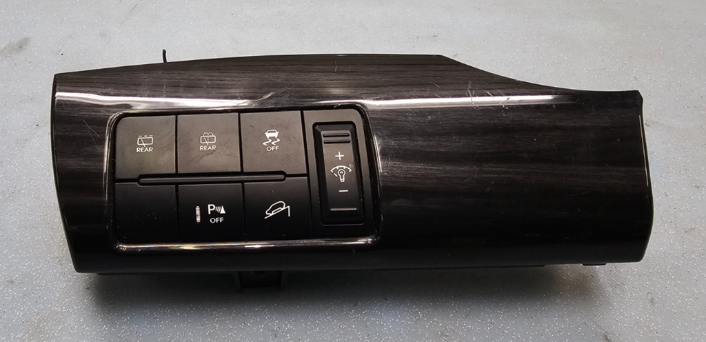🔥11-13 Sorento Dash Rear Wiper Dimmer TCS Switch Trim Bezel Traction Control 