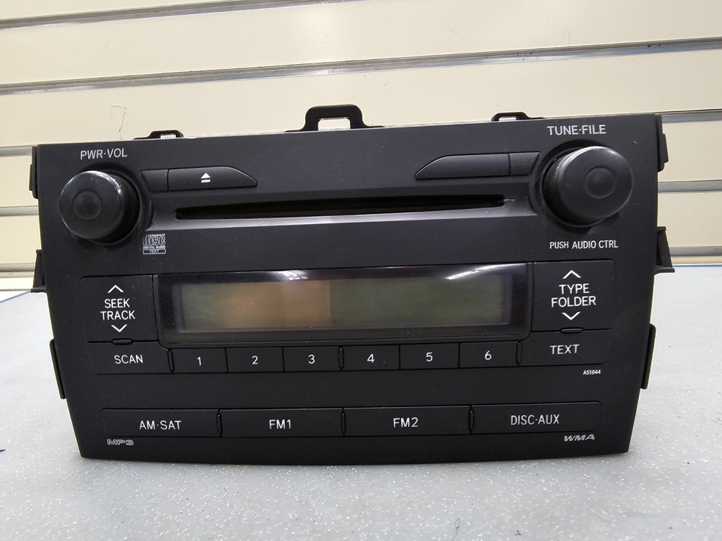 🔥09- 10 Toyota Corolla Radio AM FM MP3 CD Player Receiver 86120-02750 OEM