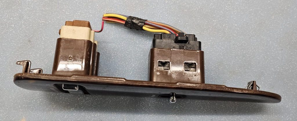 🔥98-02 Lincoln Town Car Right Passenger Window Door Lock Switch Control Wood