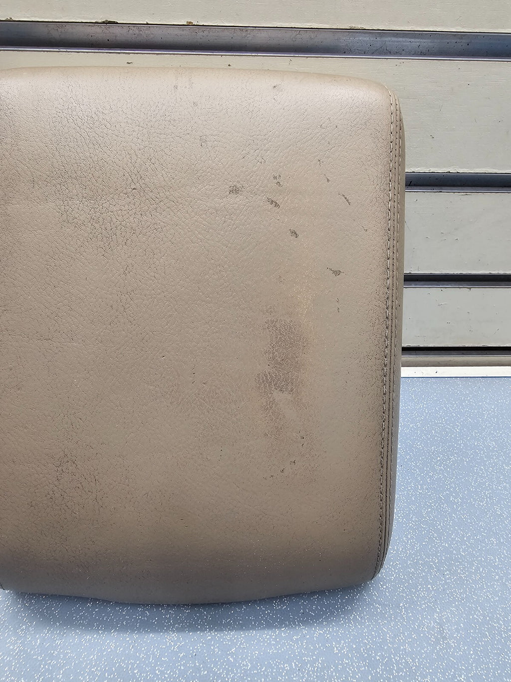 🔥99-04 Land Rover Discovery Center Console Leather Armrest Top Lid Assembly Tan