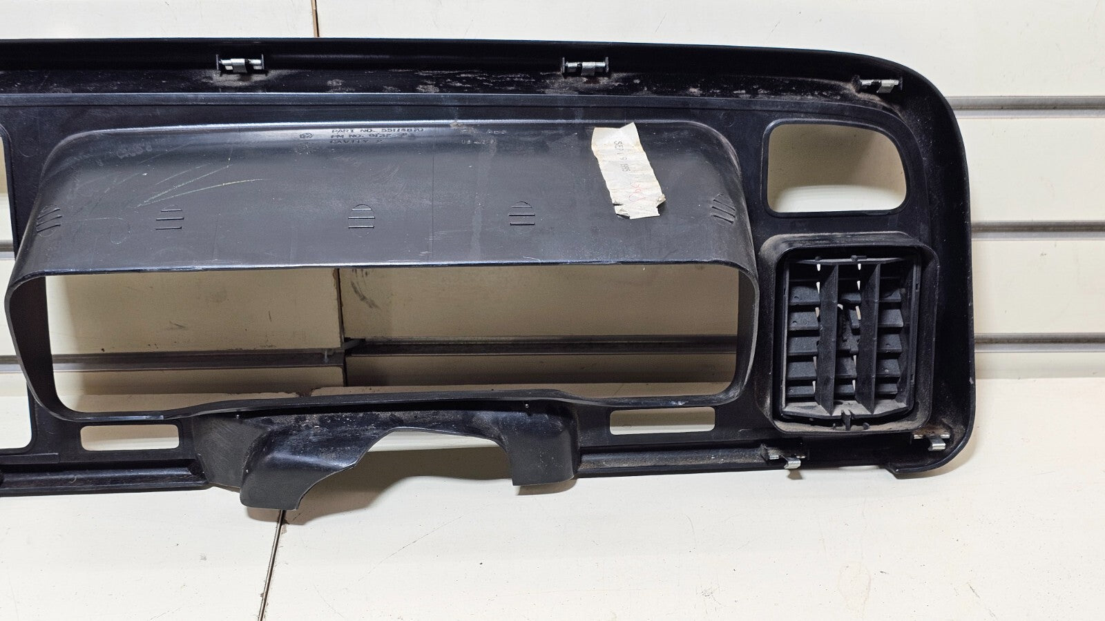 🔥94-97 Dodge Ram Dash Instrument Speedometer Cluster Trim Bezel Panel Black