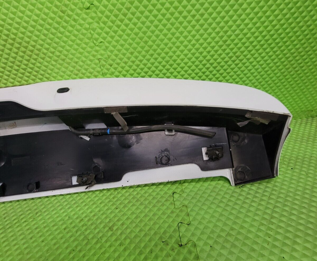 🔥2011-2017 Jeep Compass Lift Gate Hatch Spoiler Third W/Brake Light Wing White