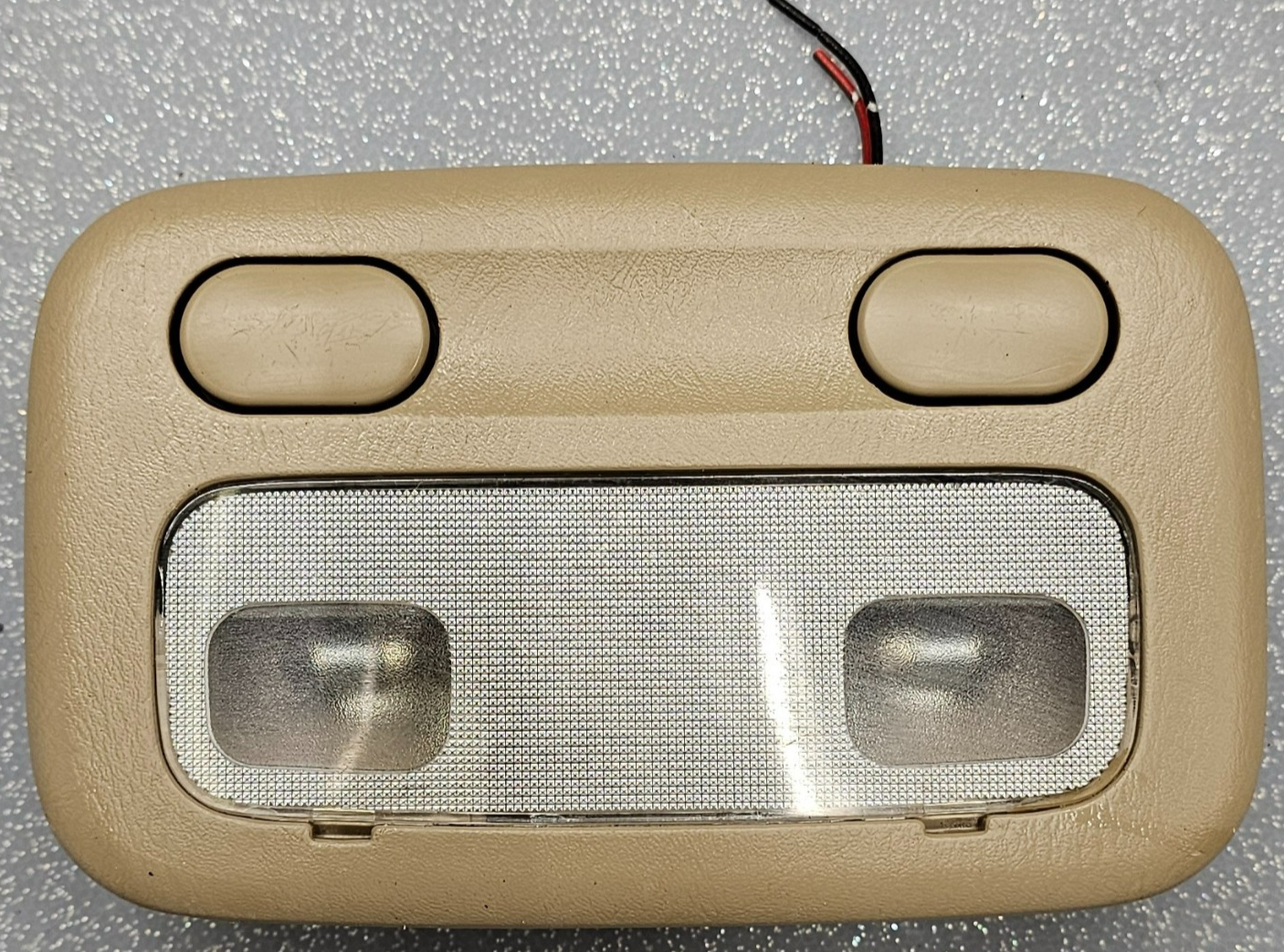 🔥95-99 Nissan Maxima Overhead Console Dome Map Light Lamp Storage Assembly Tan