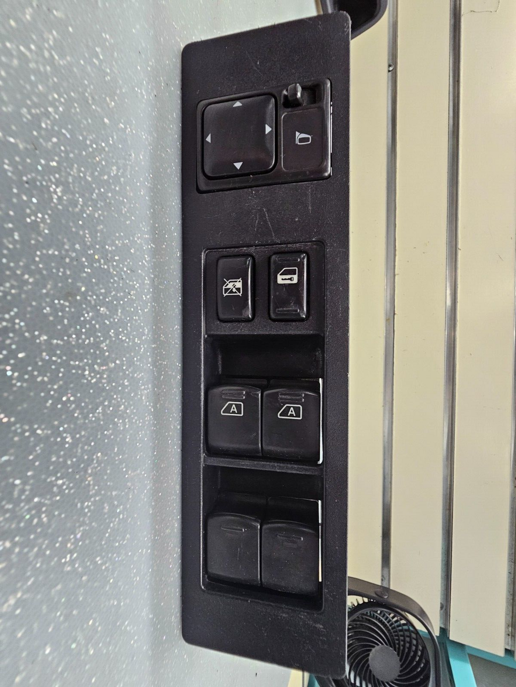 🔥04-15 TITAN ARMADA LEFT DRIVER MASTER POWER WINDOW LOCK SWITCH ASSEMBLY BLACK