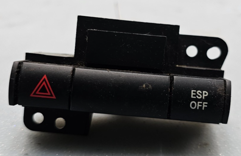🔥05-10 Chrysler 300 Grand Caravan Hazard Warning Light Control Switch Black OEM