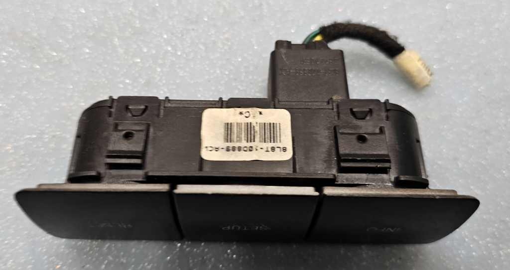 08-12 Ford Focus Escape Info Setup Reset Dash Control Memory Switch Push Button