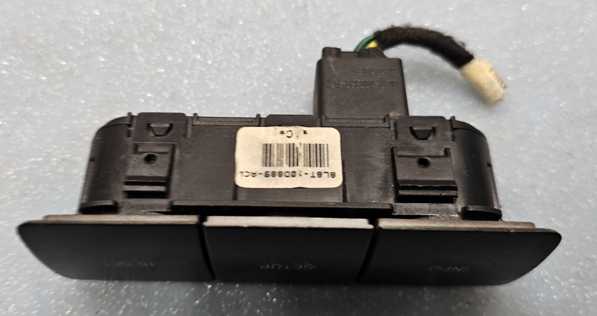 08-12 Ford Focus Escape Info Setup Reset Dash Control Memory Switch Push Button